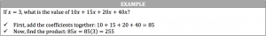 addition example