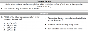 common factors