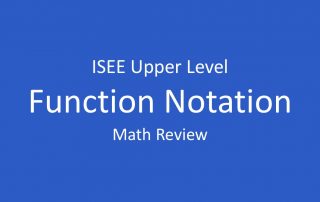 isee function notation