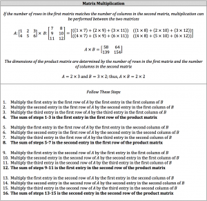 matrix multiplication