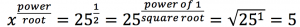 power of 1