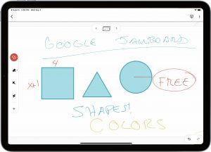 Google Jamboard on Apple iPad
