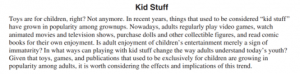 ACT Essay Description