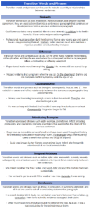 ACT grammar practice: transitional logic