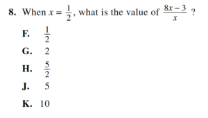 act math example 2