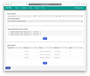 Importing Multiple Students