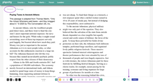 Layout of a passage from an ELA 5 Unit