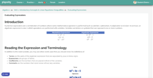reading a lesson from unit 1