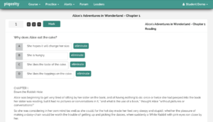 Reading Novels - Alice's Adventures in Wonderland Chapter I