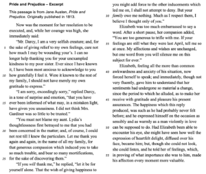 pride and prejudice excerpt