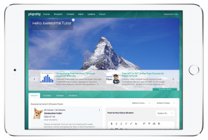 piqosity 2 Educator Dashboard on iPad